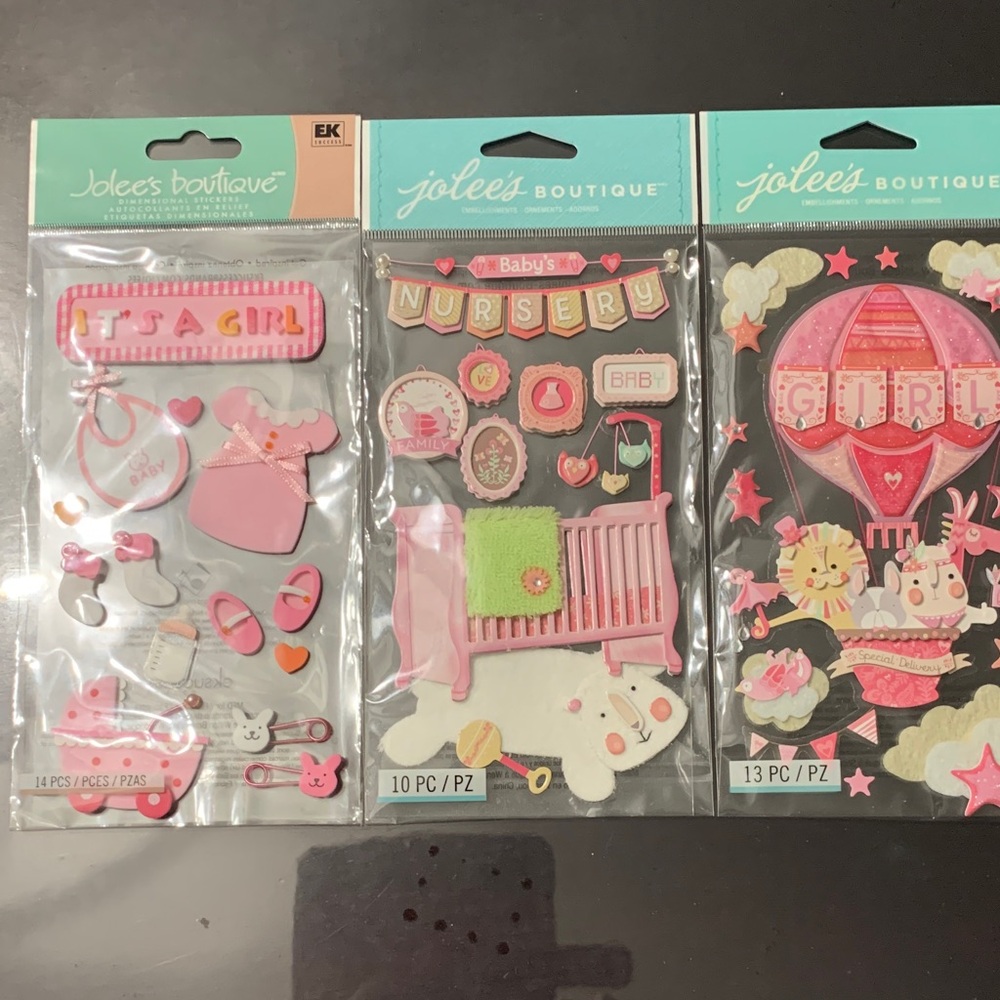 Pink Nursery Design Stickers